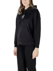 Schwarzes Armani Exchange Trainingsanzug-Set