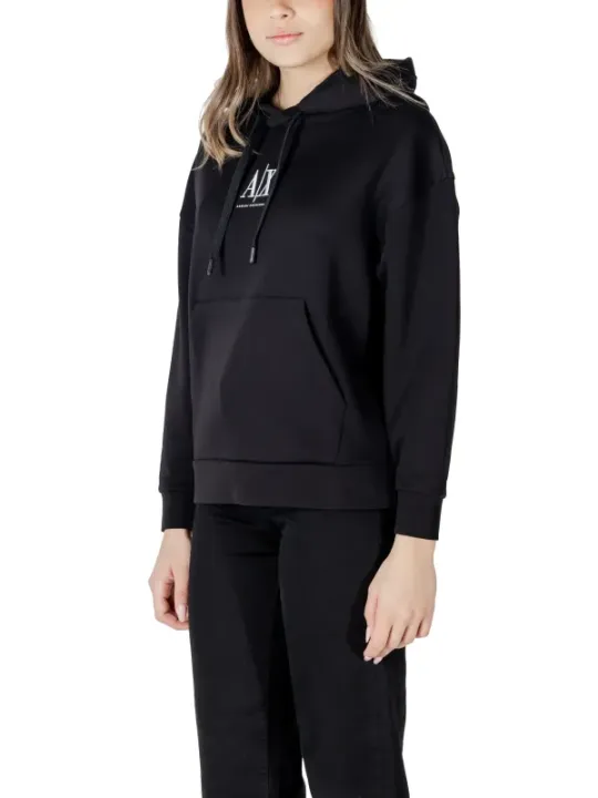 Schwarzes Armani Exchange Trainingsanzug-Set