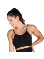Schwarzes Sport-BH und -Rock Set