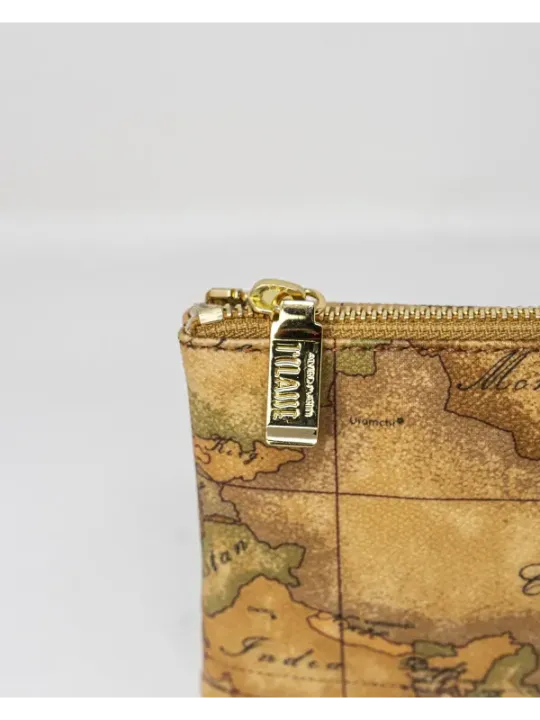 Weltkarte Stofftasche mit Reißverschluss