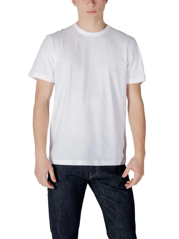 Weißes Colmar Originals Baumwoll-T-Shirt Weißes Colmar Originals Baumwoll-T-Shirt