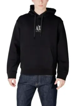 Schwarzer Armani Exchange Kapuzenpullover
