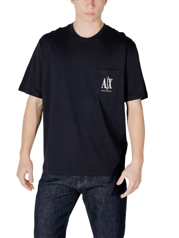 Schwarzes Armani Exchange Logo T-Shirt Schwarzes Armani Exchange Logo T-Shirt