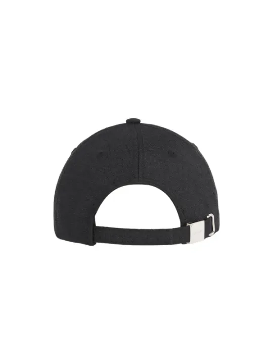 Schwarze Calvin Klein Baseballkappe einfarbig