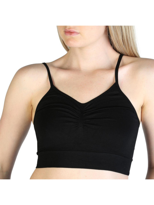 Schwarzer, weicher Bodyboo BH-Top