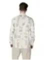 Abstrakte Muster Hemd weisses Outfit