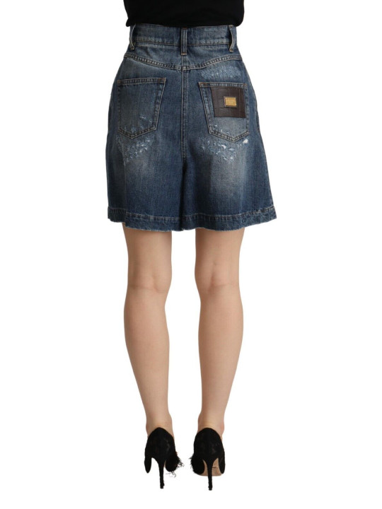 Shorts Chic High-Waisted Distressed Bermuda Shorts 600,00 € 8057155011933 | Planet-Deluxe