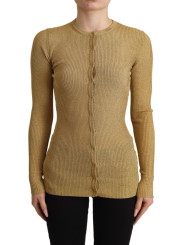 Sweaters Glamorous Gold Snap-Button Cardigan 1.100,00 € 8053286427254 | Planet-Deluxe