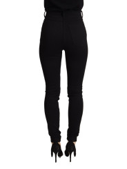 Jeans & Pants Elegant High-Waisted Slim Fit Pants 1.200,00 € 8057155278060 | Planet-Deluxe