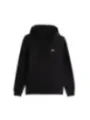 Schwarzer Kapuzenpullover mit Grafikdetail