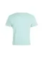 Schlanker Baumwoll-Piqué T-Shirt kurzärmlig