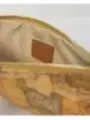Beiger Prima Classe Pouch mit Reißverschluss