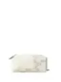 Weiße Leder Pochette Prima Classe