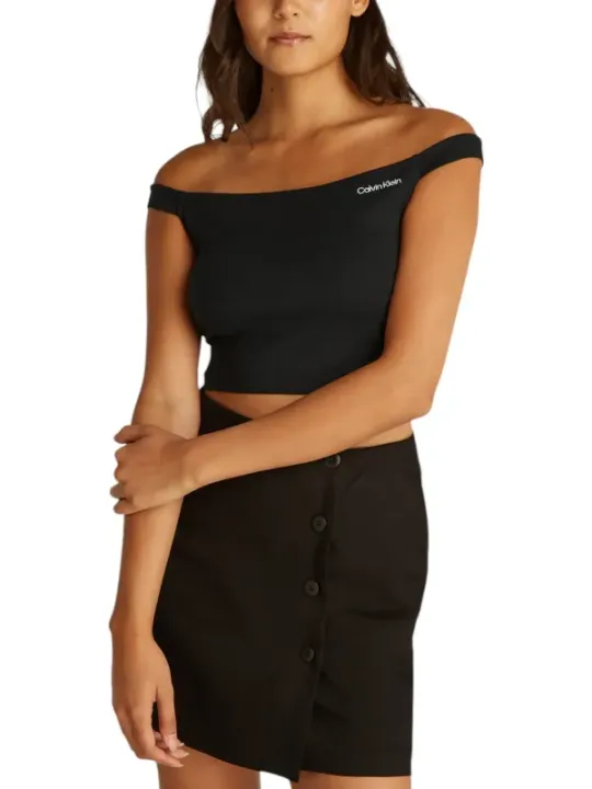 "Calvin Klein Jeans Top im Sale | Calvin Klein Jeans - Calvin Klein Jeans Top Donna online kaufen"|Planet-Deluxe