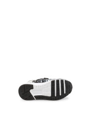 Schwarze weiße Sneaker Sohle