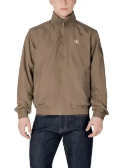 Khaki Calvin Klein Windbreaker-Jacke
