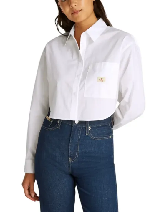 "Calvin Klein Jeans Hemden im Sale | Calvin Klein Jeans - Calvin Klein Jeans Camicia Donna online kaufen"|Planet-Deluxe