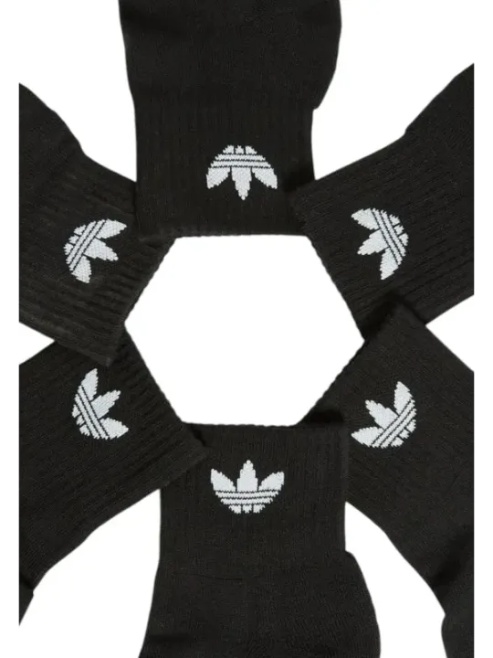 Schwarze Adidas Socken mit Logo