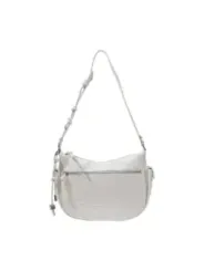 Dunkelbraune Desigual Leder Schultertasche