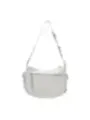 Cremefarbene Desigual Leder Schultertasche