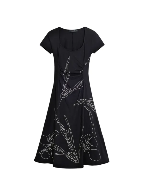 Desigual florales kurzes schwarzes Kleid Desigual florales kurzes schwarzes Kleid