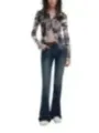 Bootcut Jeans, hohe Taille, Medium-Waschung