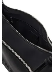 Schwarze Desigual Lederhandtasche mit Reißverschlüssen