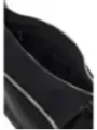 Schwarze Desigual Lederhandtasche mit Reißverschlüssen