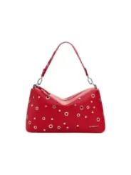 Rotes Leder Desigual Henkeltasche