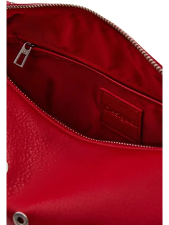 Desigual 483152 rotes Leder-Clutch Innenansicht
