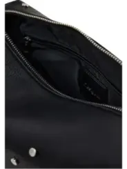 Schwarze Desigual Lederhandtasche mit Reißverschluss