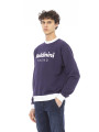 Sweaters Elegant Purple Cotton Sweatshirt 200,00 € 2000050081279 | Planet-Deluxe