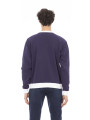 Sweaters Elegant Purple Cotton Sweatshirt 200,00 € 2000050081279 | Planet-Deluxe