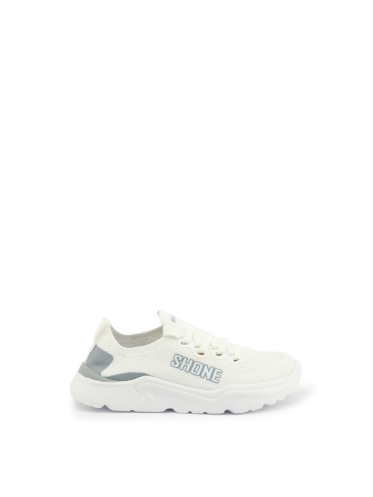 Weiße Chunky Sneaker mit Logo