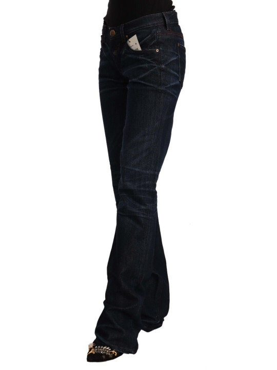 Jeans & Pants Chic Dark Blue Mid Waist Jeans 300,00 € 8034166087041 | Planet-Deluxe