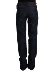 Jeans & Pants Chic Dark Blue Mid Waist Jeans 300,00 € 8034166087041 | Planet-Deluxe