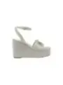 Weiße Guess Keilpumps mit Riemchen