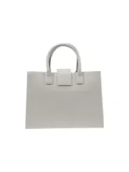 Graue Armani Exchange Lederhandtasche elegant