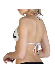 Weißes Karl Lagerfeld Bikini-Top