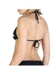 Schwarzer Halter-Bikini Rückansicht