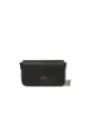 Schwarze Armani Exchange Leder Umhängetasche