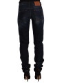 Jeans & Pants Chic Mid-Waist Skinny Jeans in Dark Blue Wash 200,00 € 8033835400839 | Planet-Deluxe