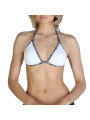 Weiße Karl Lagerfeld Bikini-Oberteil