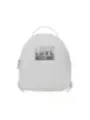 Weißes Love Moschino Leder Rucksack