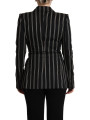 Jackets & Coats Elegant Striped Wool Stretch Jacket 2.600,00 € 8057155021468 | Planet-Deluxe