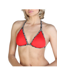 Roter Karl Lagerfeld Bikini-Oberteil