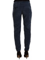 Jeans & Pants Elegant Tapered Cotton Blend Pants 300,00 € 2000008873468 | Planet-Deluxe