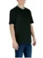 Schwarzes V-Ausschnitt T-Shirt Armani Exchange
