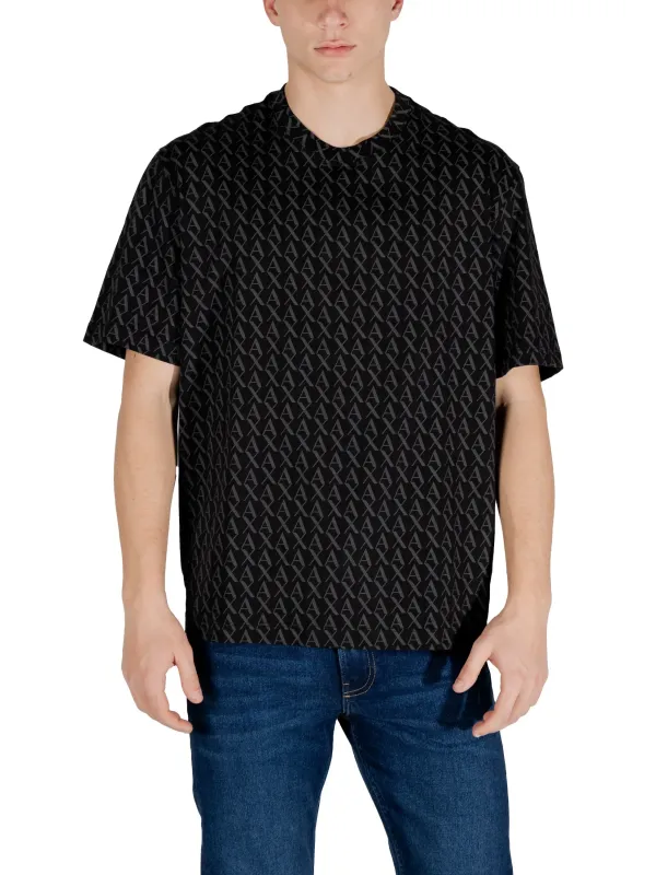 Armani Exchange Diamantmuster Logo T-Shirt Armani Exchange Diamantmuster Logo T-Shirt