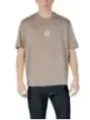 Taupe Armani Exchange Logo T-Shirt